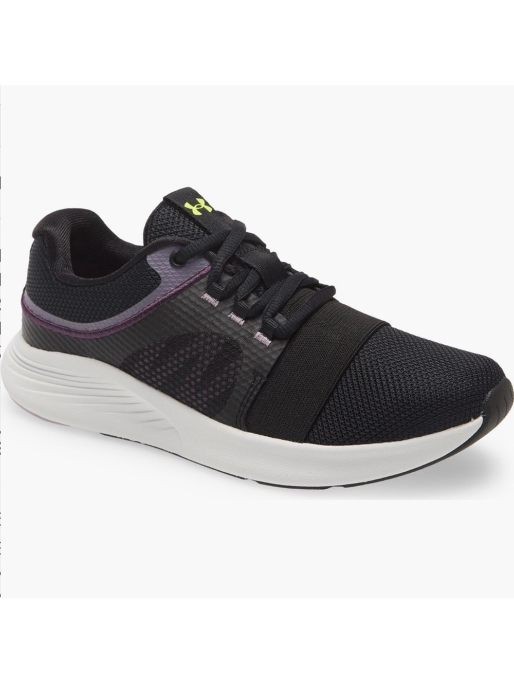 Under Armour Women's Charged Breathe Bliss Black/purple Sneakers Size 9